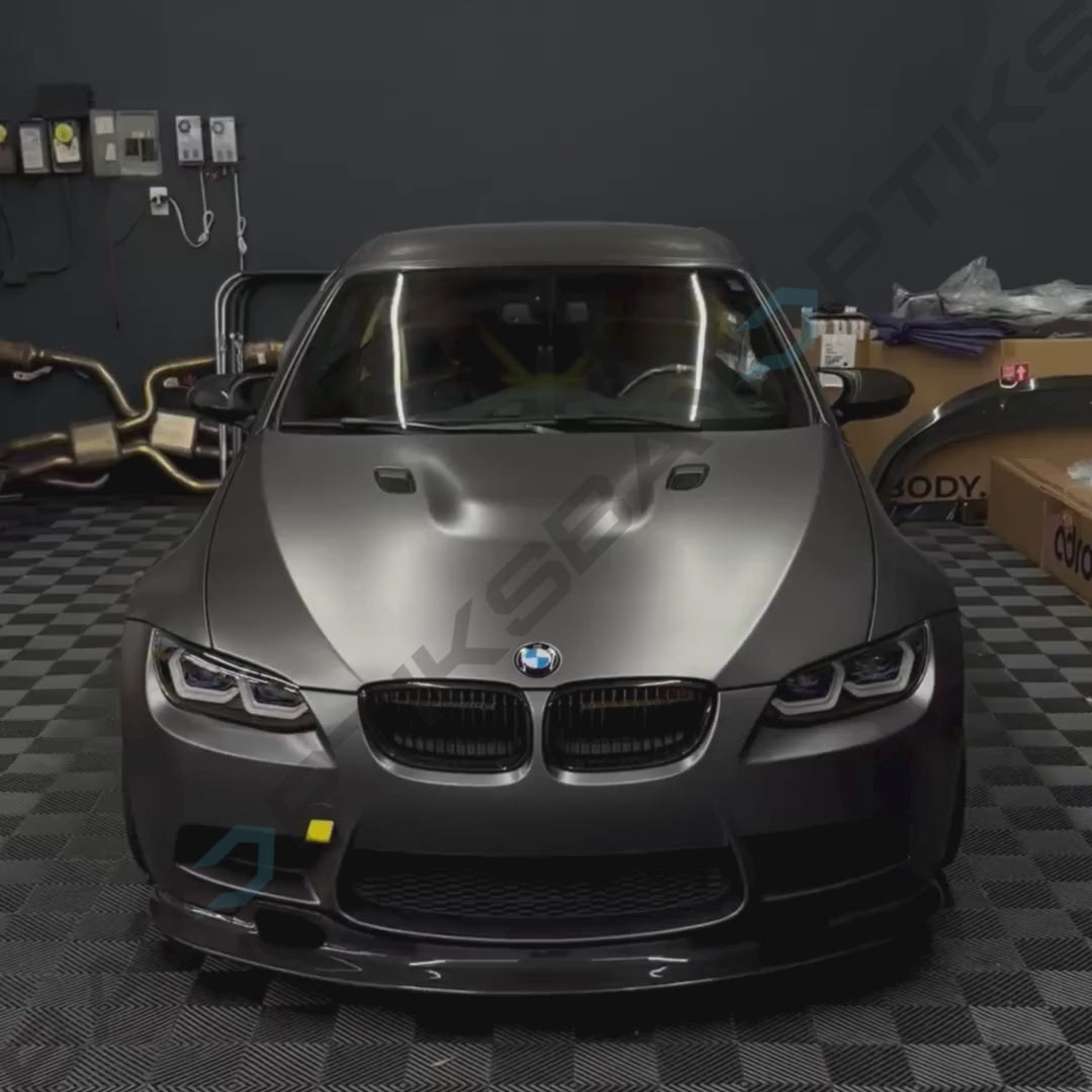 BMW E9X E90 E92 M3 & E92 Coupe Laser Style LED Headlights CSL Yellow/White